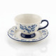 Tea Cup and Saucer Set - 6 Pcs